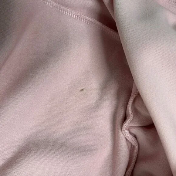 NWT* Black Label by EVAN PICONE Sleeveless Pink Crepe Faux Wrap Dress Large - Picture 11 of 12